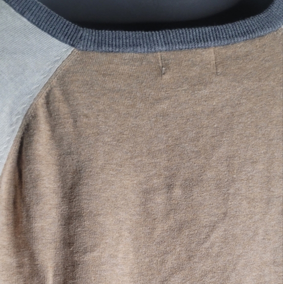 Good fellow & co mens sweater XXL long-sleeved cream 100% cotton pullover - Picture 4 of 7